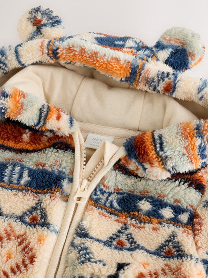 Fairisle Fleece Baby Pramsuit (0mths-2yrs) image 4