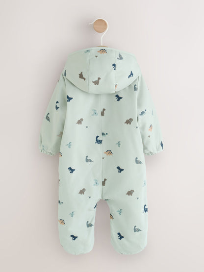 Dsiney Kidz - Green Dino Hooded Baby All-In-One (0mths-2yrs) image 2