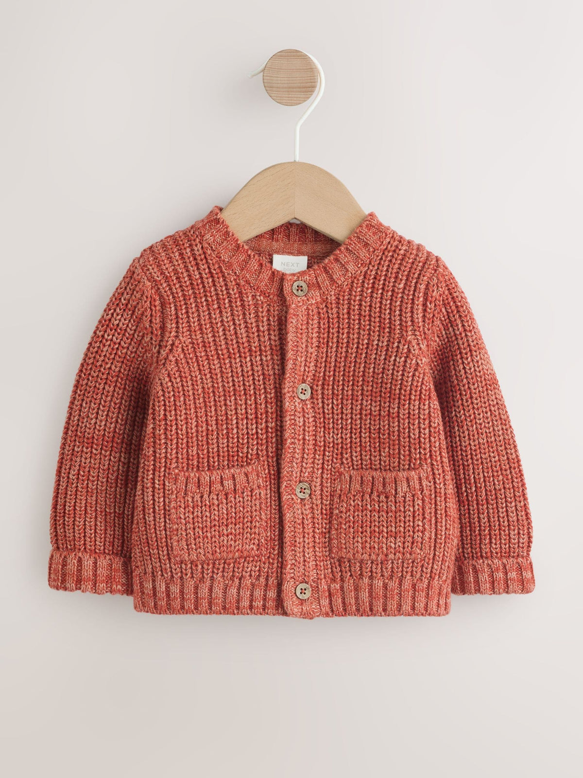 Dsiney Kidz - Orange Little Pumpkin Slogan Baby Cardigan image 4