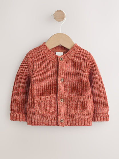 Dsiney Kidz - Orange Little Pumpkin Slogan Baby Cardigan image 4
