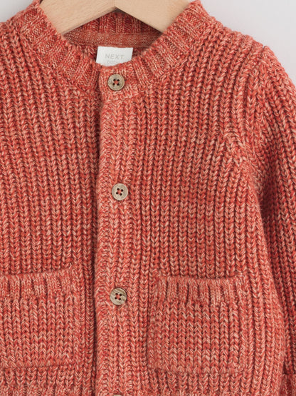 Dsiney Kidz - Orange Little Pumpkin Slogan Baby Cardigan image 6