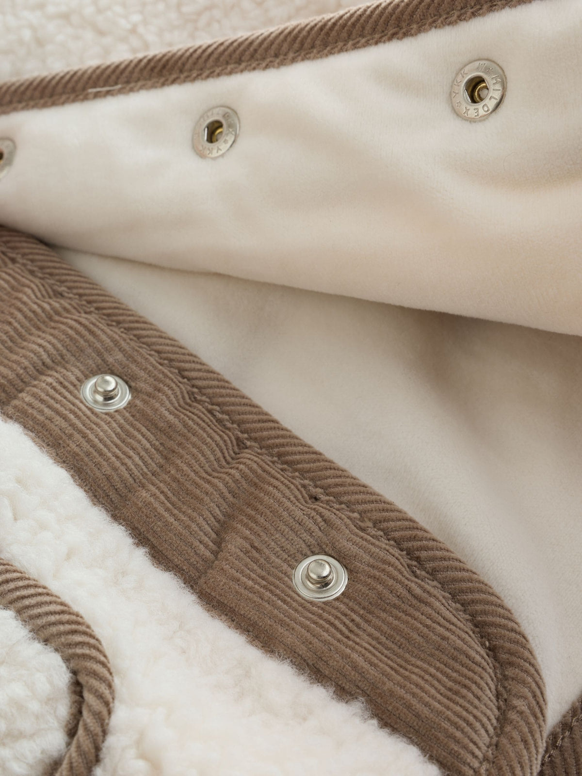 Dsiney Kidz - Cream Borg Hooded Baby Jacket image 5