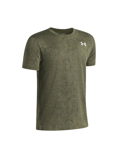 Dsiney Kidz - Under Armour Green Tech Pixelate Graphic Short Sleeve T-Shirt image 3