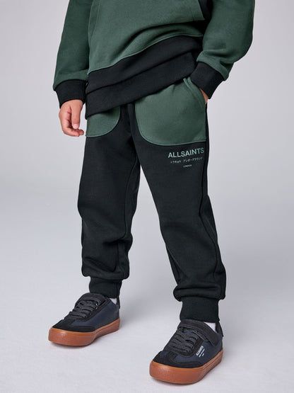 Dsiney Kidz - smALLSAINTS Black/Green Underground Oversized Younger Sweatshirt and Joggers Set image 6