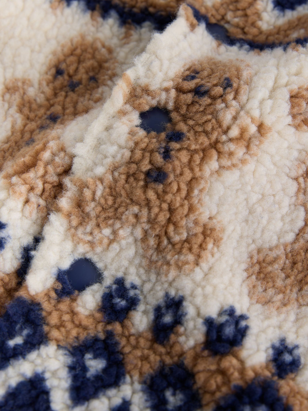 Navy Gingerbread Borg Fleece Shacket (3mths-7yrs) - image 8