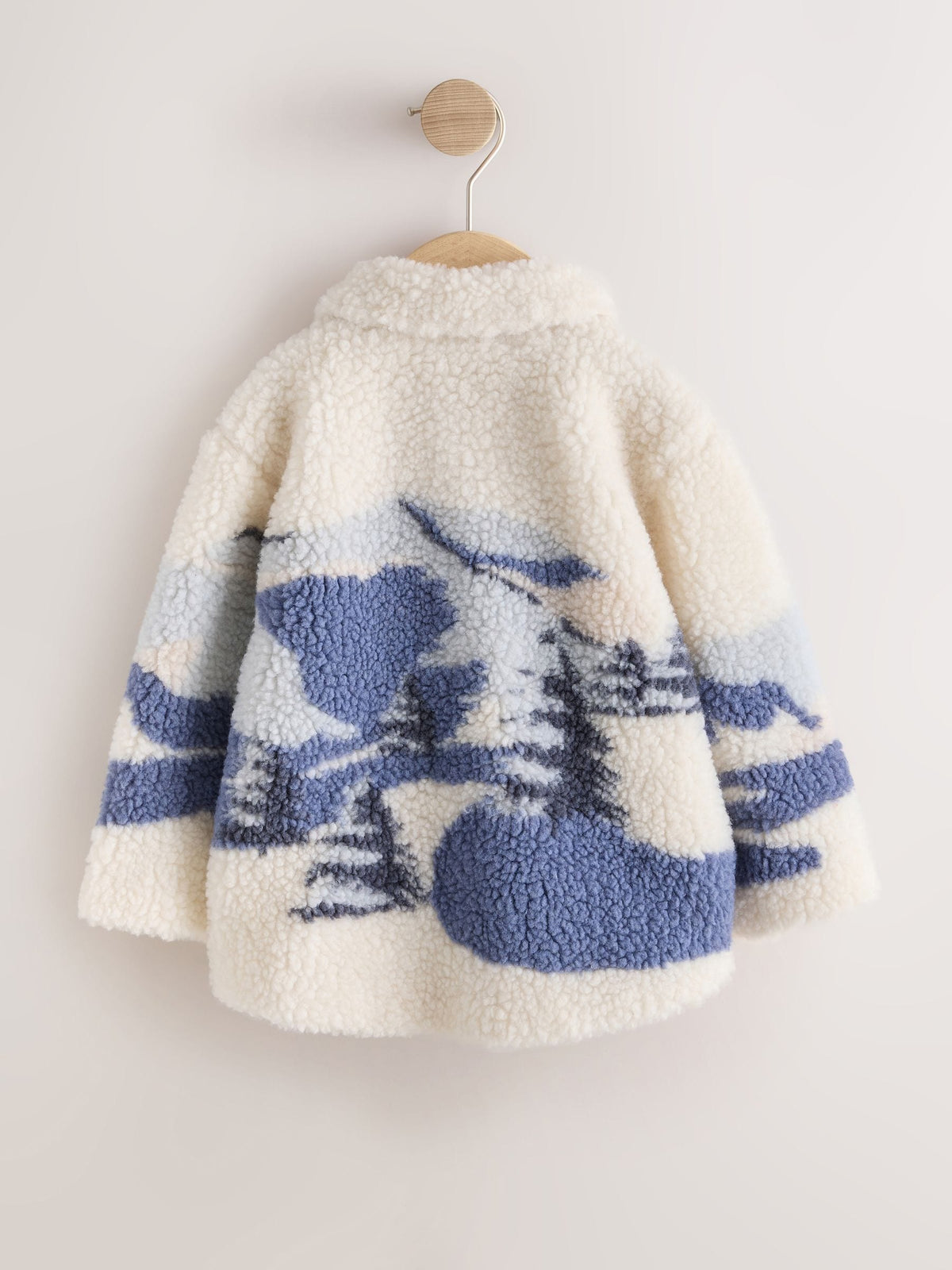 Ecru Scene Borg Fleece Shacket (3mths-7yrs) - image 6