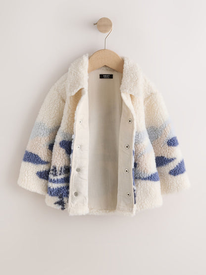Ecru Scene Borg Fleece Shacket (3mths-7yrs) - image 7