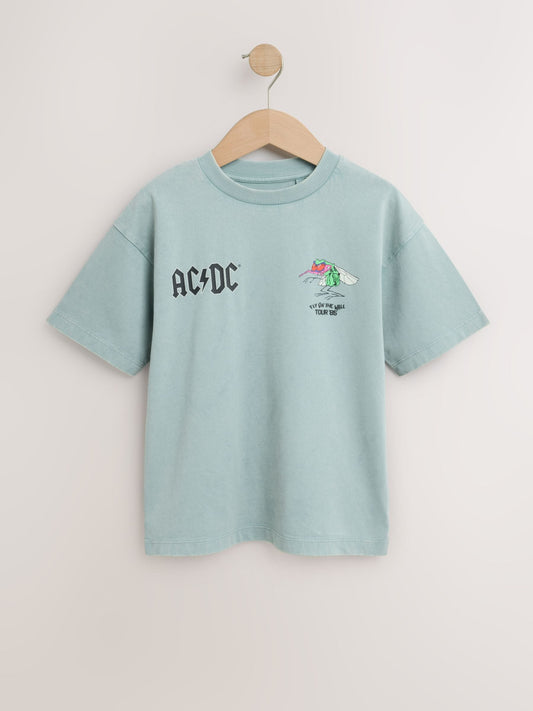 Dsiney Kidz - Mineral Washed ACDC Band T-Shirt (3-16yrs) image 1