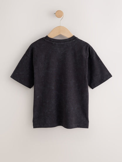 Black Washed Space Jam Graphic T-Shirt (3-16yrs) - image 2