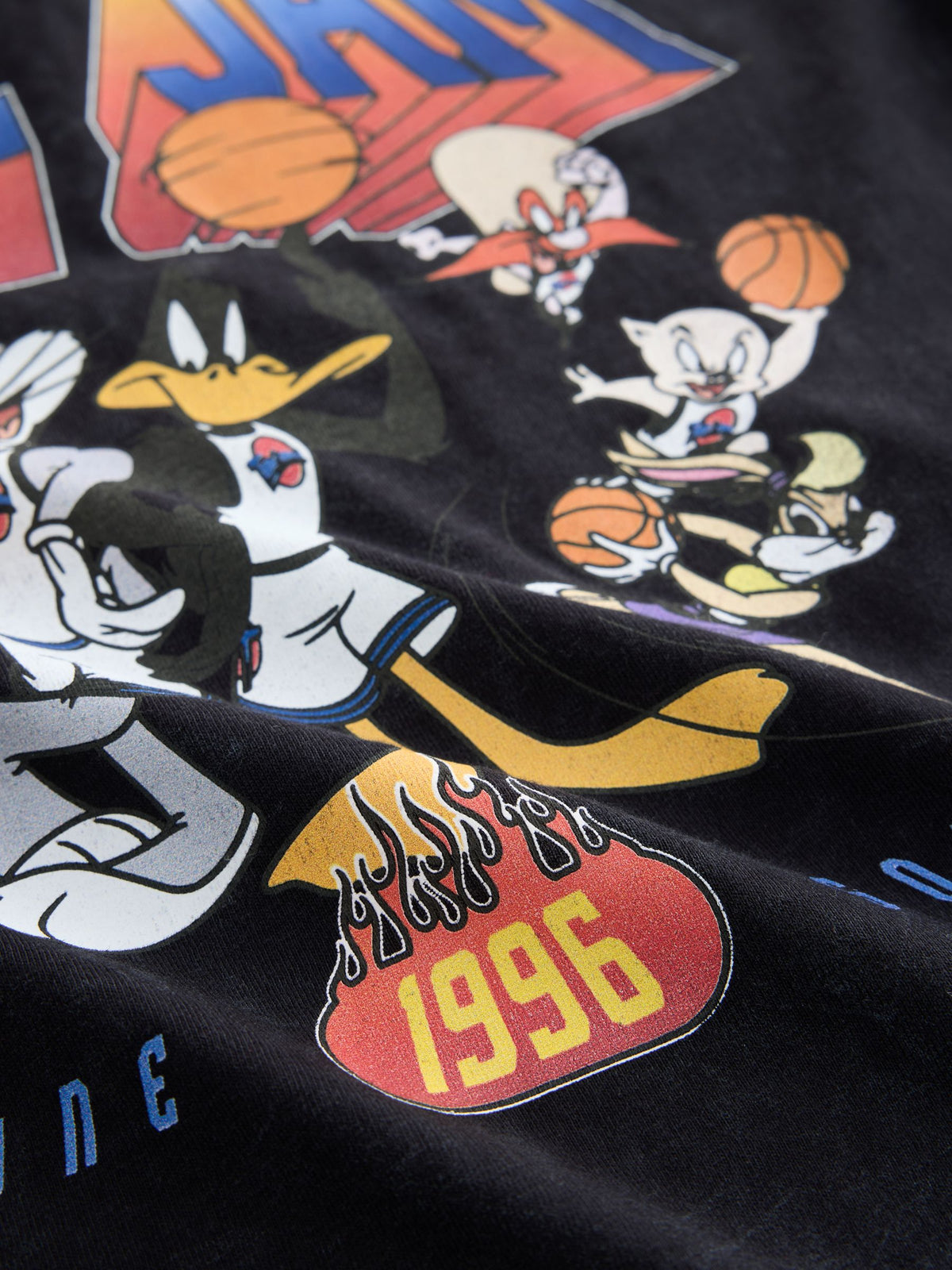 Black Washed Space Jam Graphic T-Shirt (3-16yrs) - image 4