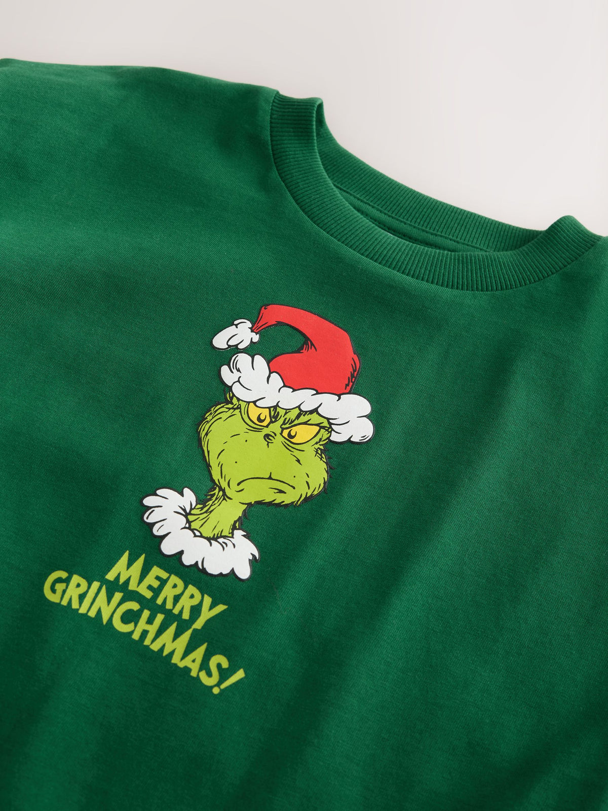 Green The Grinch Short Sleeve Christmas T-Shirt (3-16yrs) - image 4