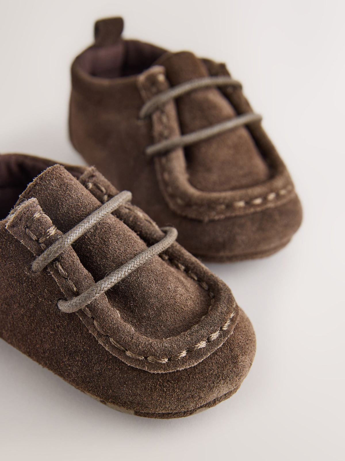 Dsiney Kidz - Chocolate Brown Baby Lace up Boots (0-2mths) image 4