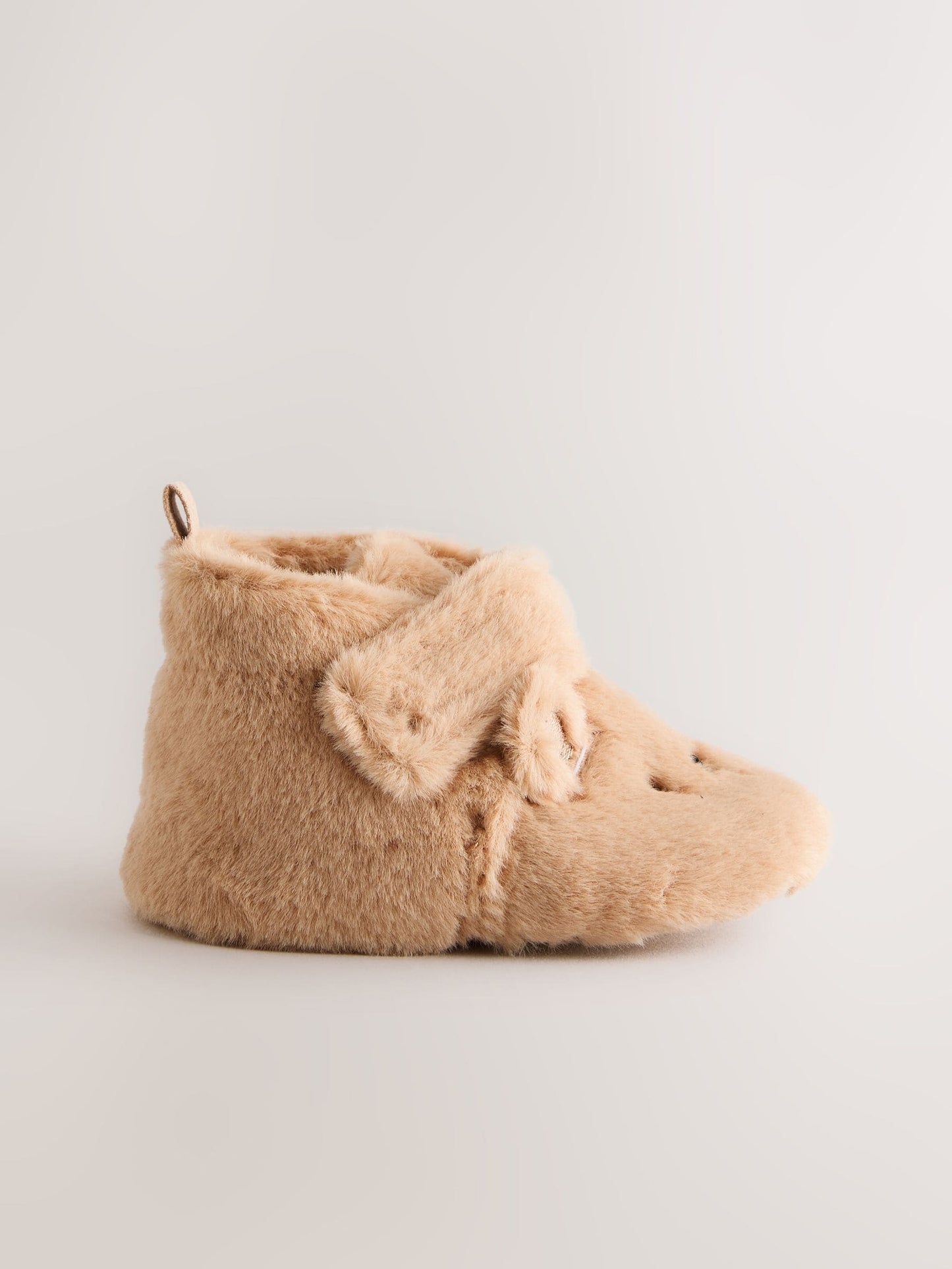 Tan Brown Bear Baby Slipper Wrap Boots (0-2mths) image 2