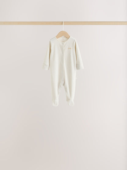 Neutral Cloud Baby Sleepsuits 7 Pack (0-2yrs) - image 4