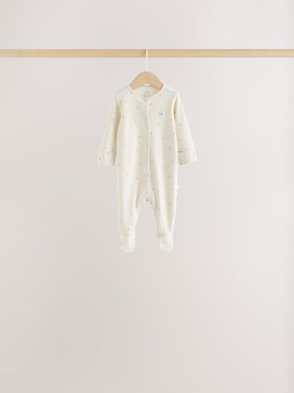 Neutral Cloud Baby Sleepsuits 7 Pack (0-2yrs) - image 8