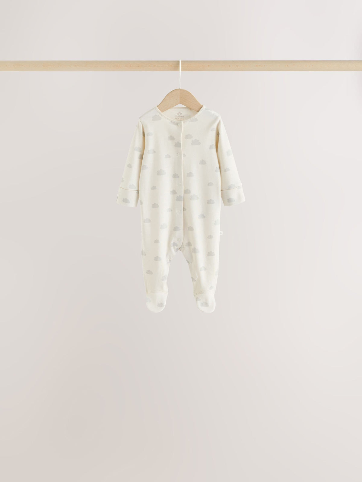 Neutral Cloud Baby Sleepsuits 7 Pack (0-2yrs) - image 9