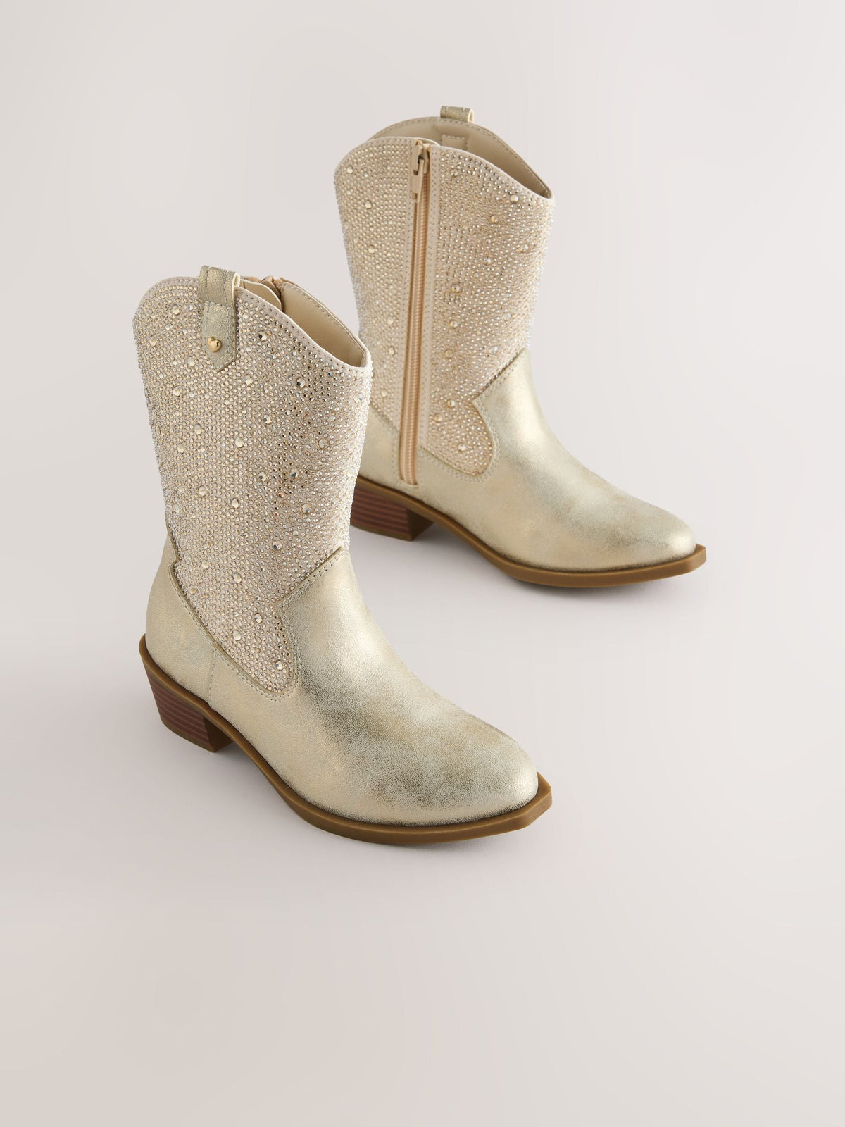Gold Heatseal Standard Fit (F) Western Boots - image 1