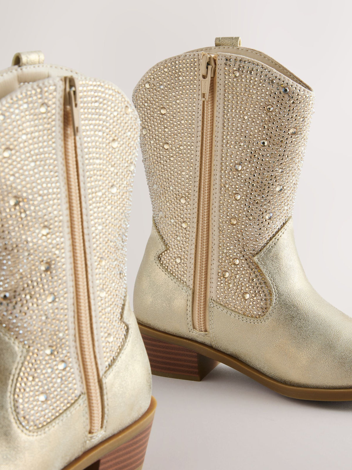 Gold Heatseal Standard Fit (F) Western Boots - image 3