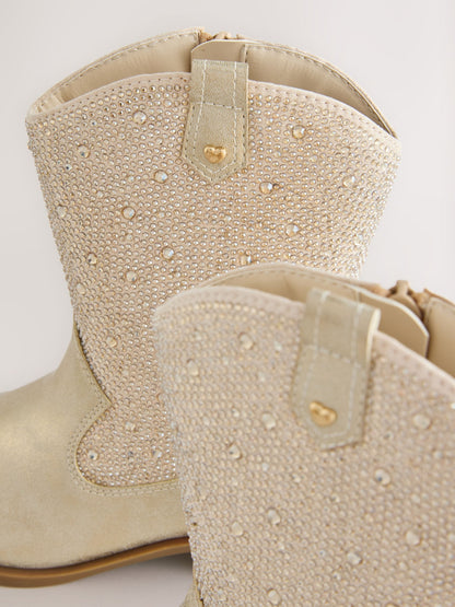 Gold Heatseal Standard Fit (F) Western Boots - image 4