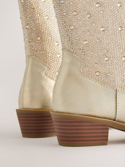 Gold Heatseal Standard Fit (F) Western Boots - image 5