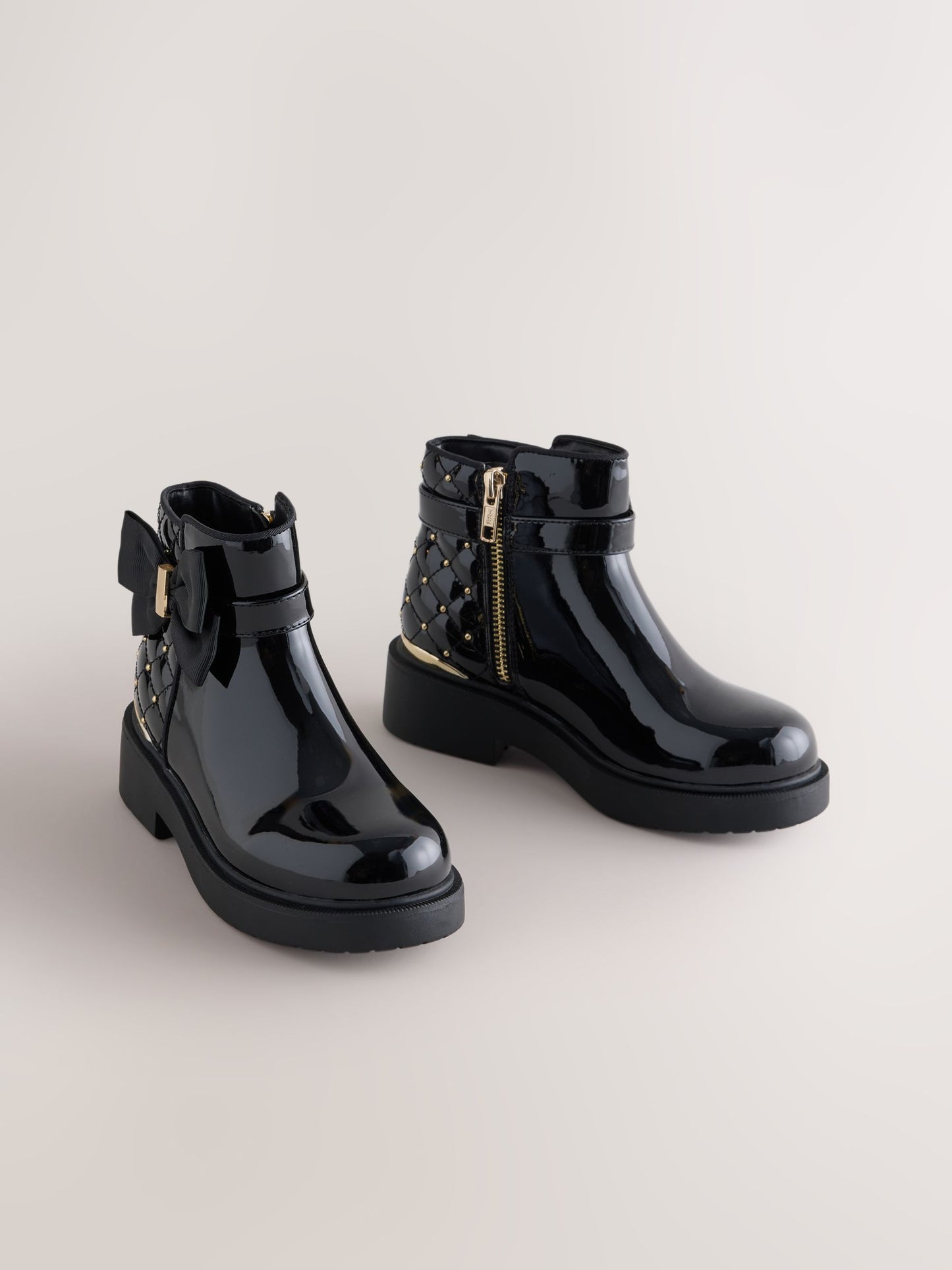 Black Lace up Boots image 1
