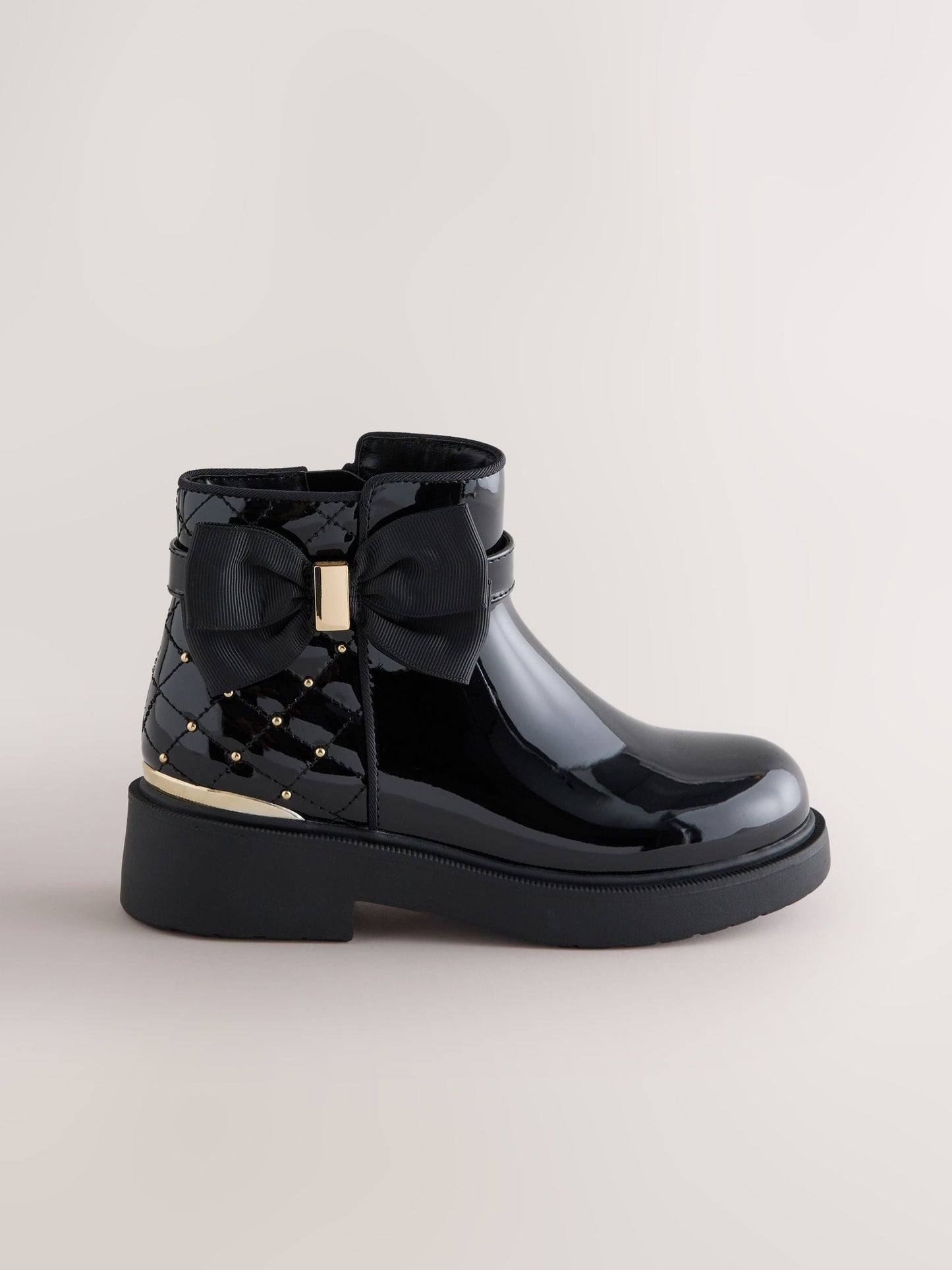 Black Lace up Boots image 2