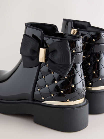 Black Lace up Boots image 4