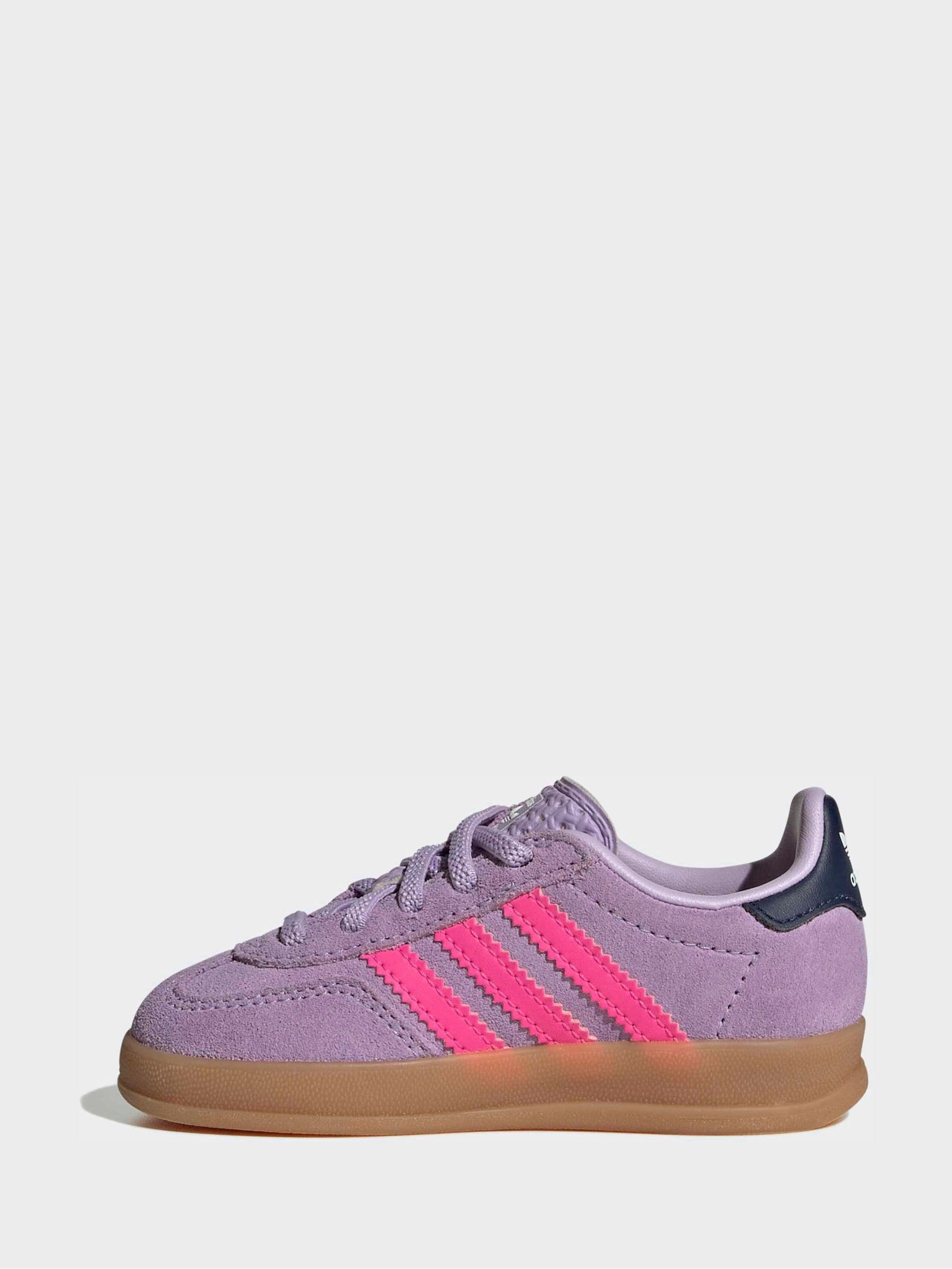 adidas Originals Pink/Purple Gazelle Indoor Trainers image 2