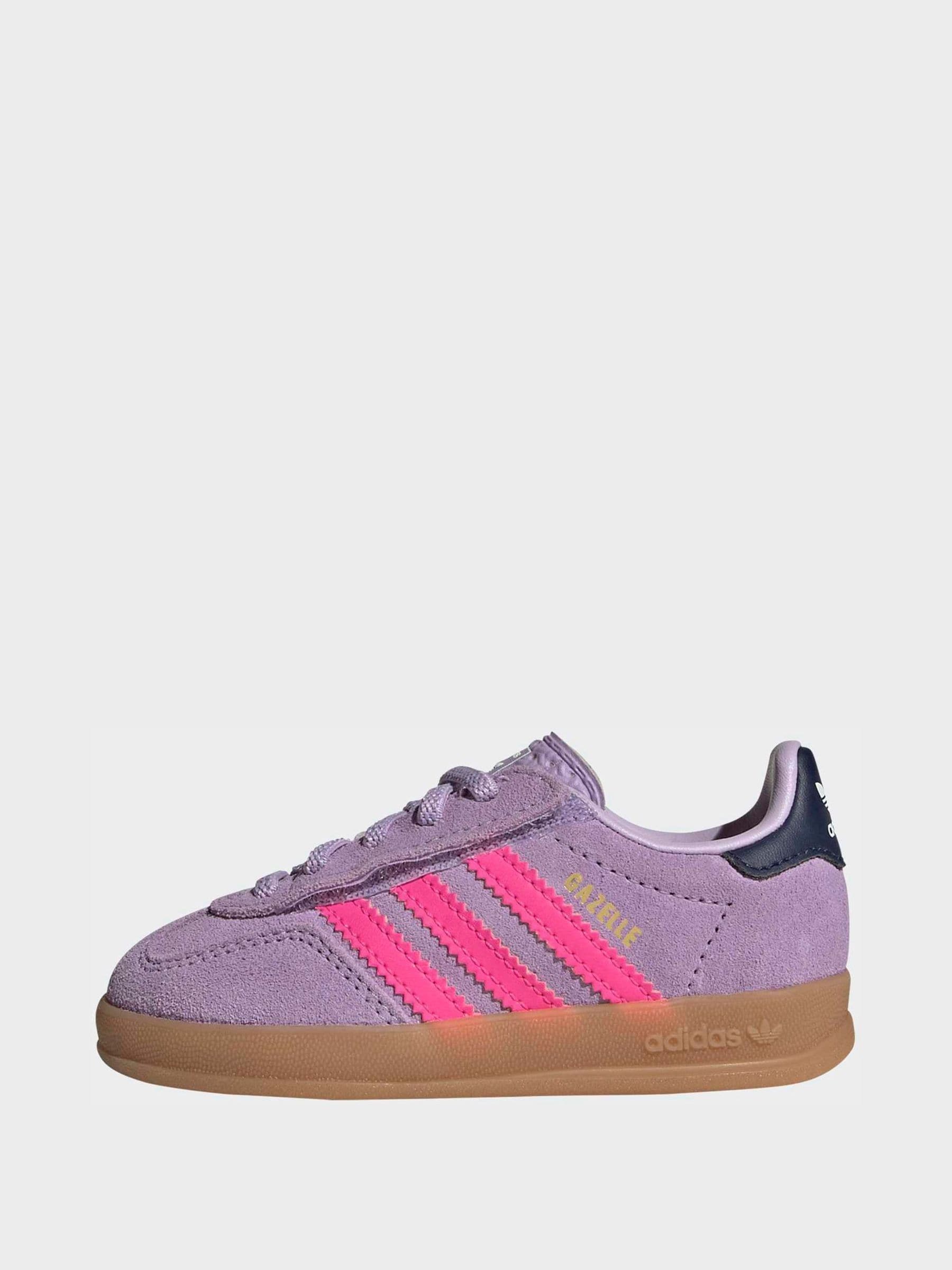 adidas Originals Pink/Purple Gazelle Indoor Trainers image 3