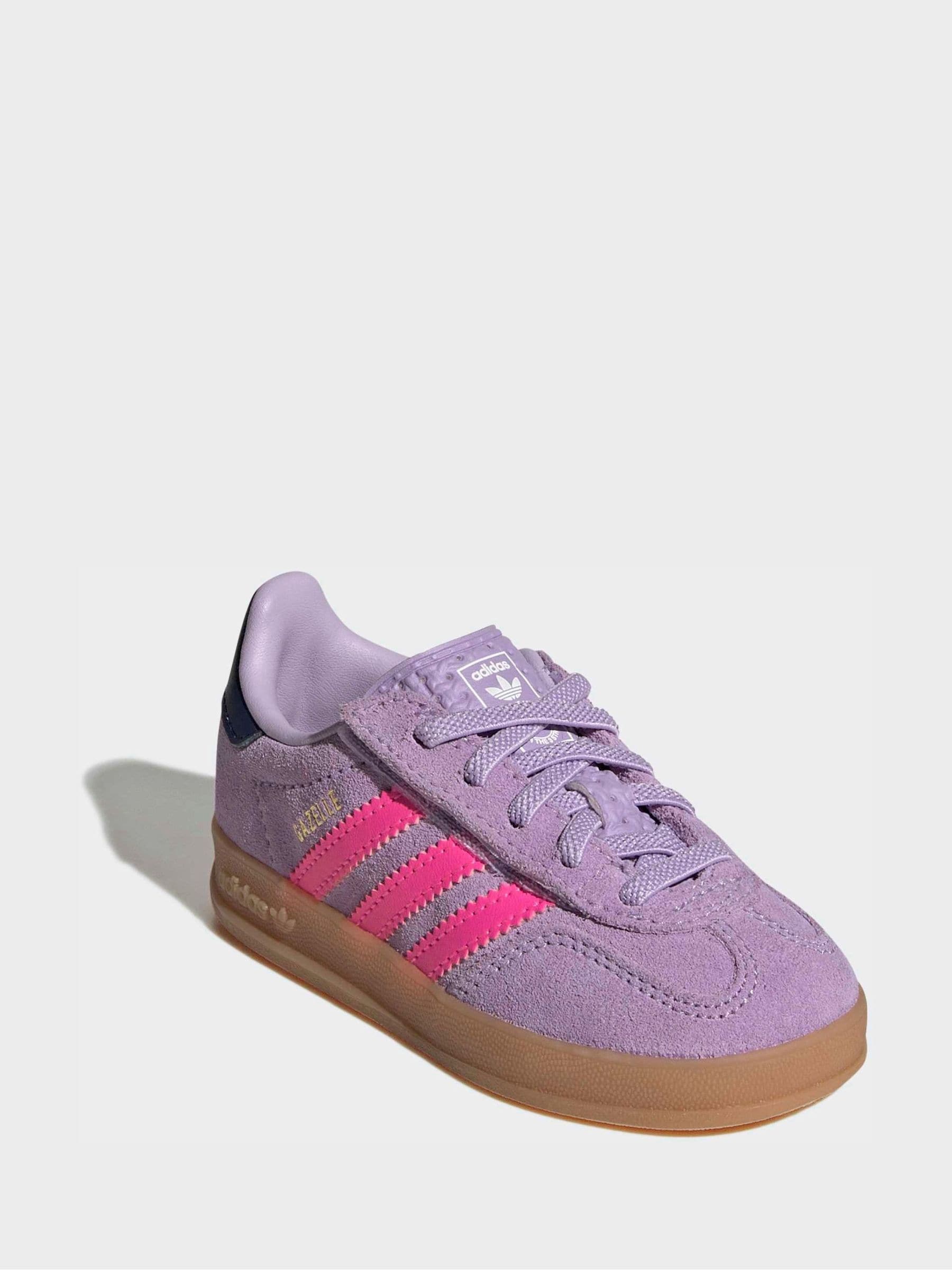 adidas Originals Pink/Purple Gazelle Indoor Trainers image 4