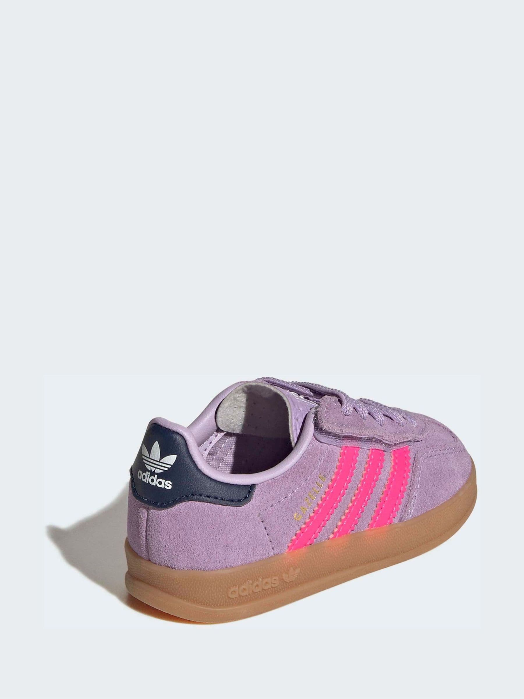 adidas Originals Pink/Purple Gazelle Indoor Trainers image 5