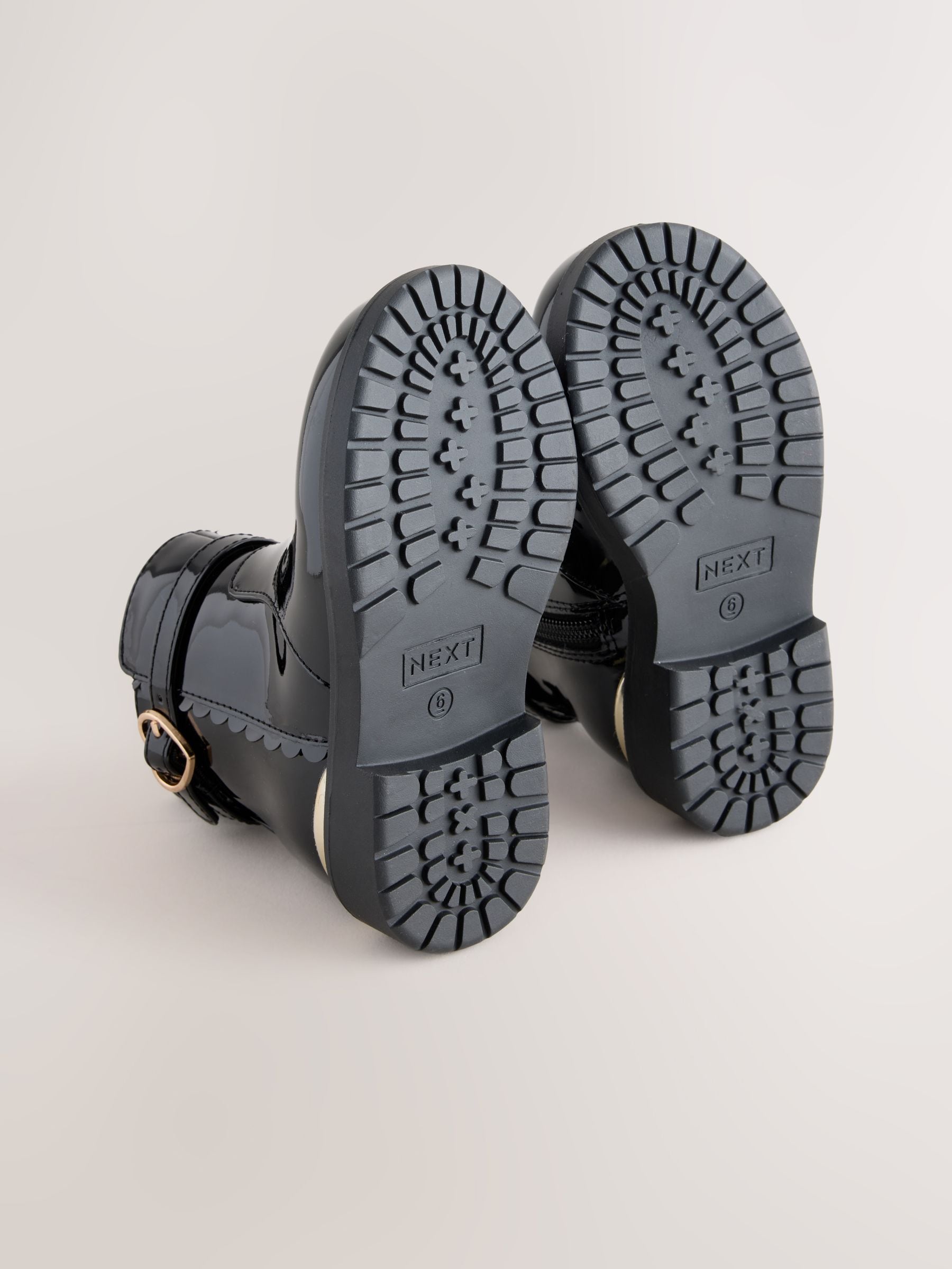 Black Patent Ankle Boots image 3