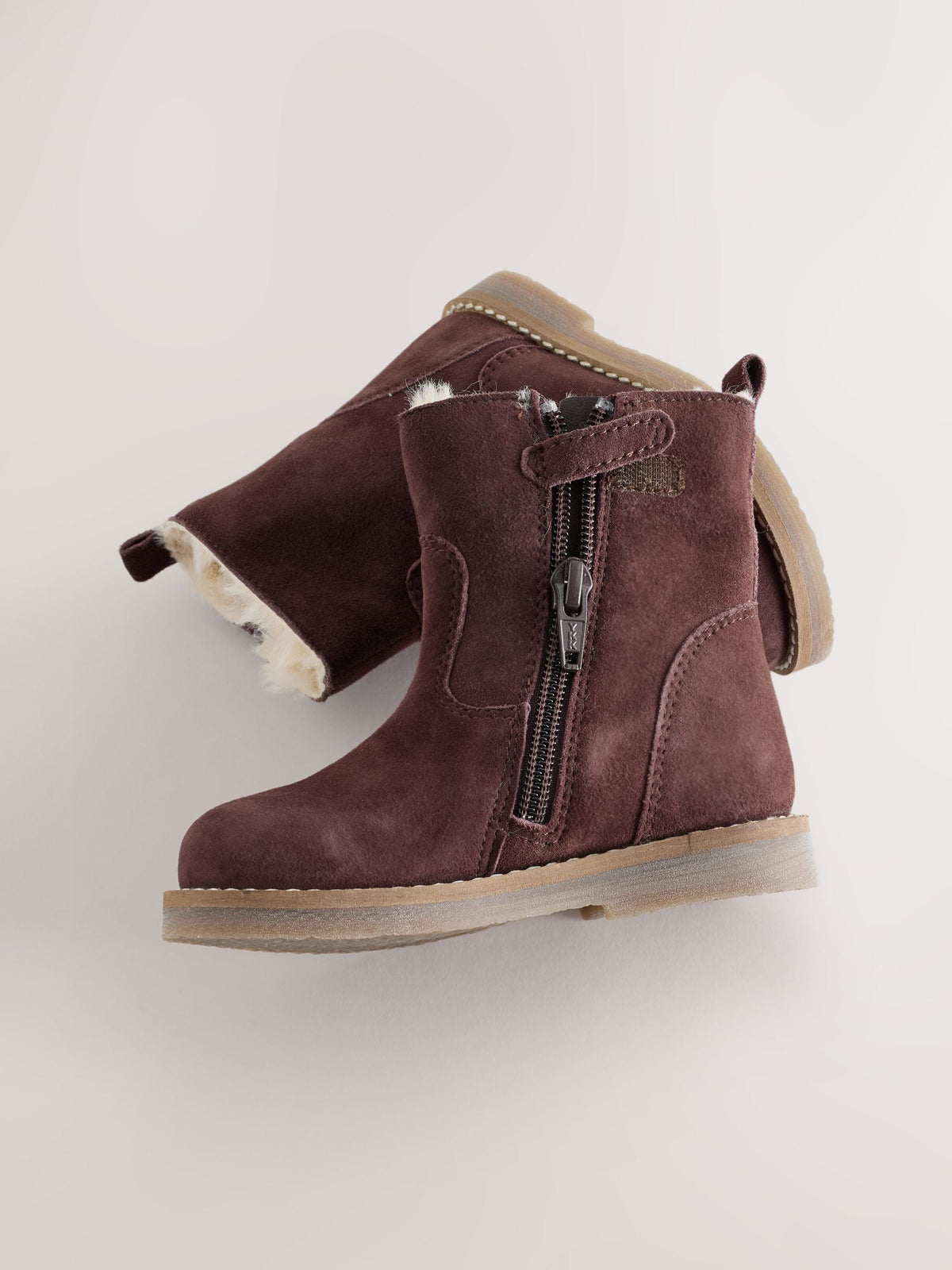 Dsiney Kidz - Chocolate Brown Standard Fit (F) Suede Tall Boots image 5