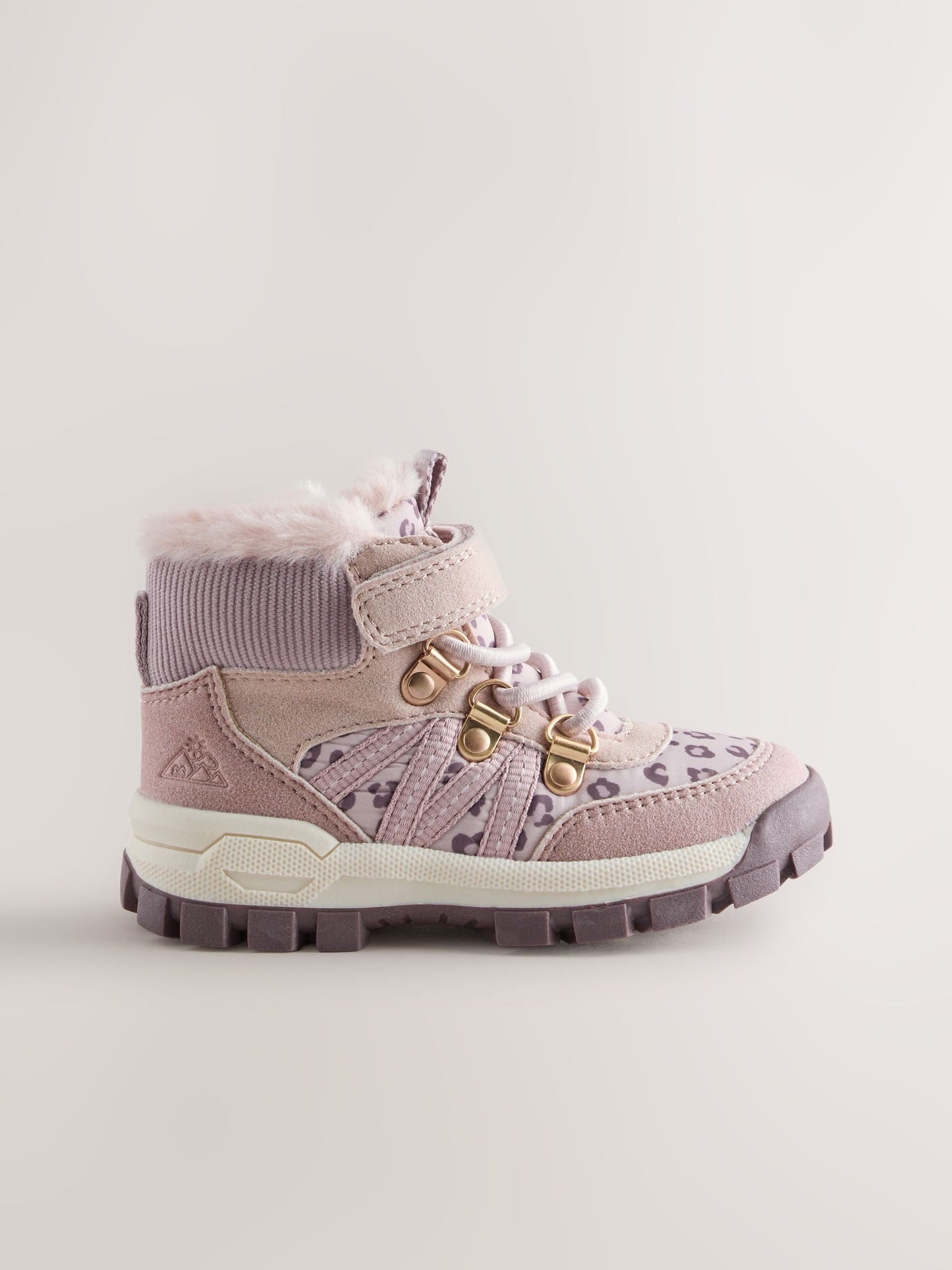 Pink Animal Touch Fastening Hiker Boots image 2