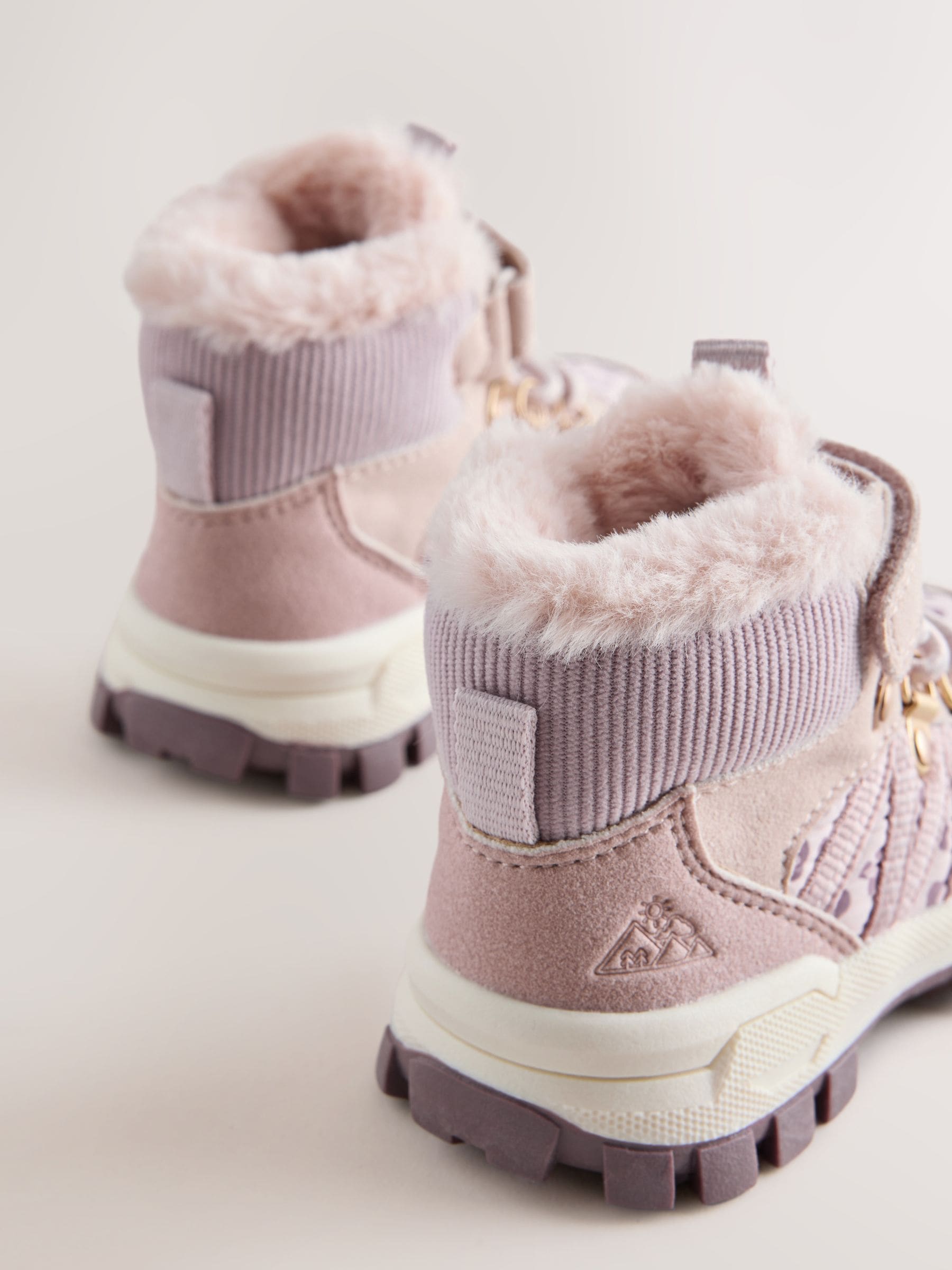 Pink Animal Touch Fastening Hiker Boots image 4
