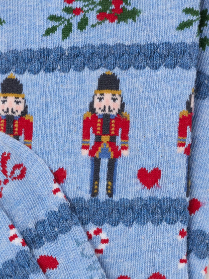 FatFace Blue Christmas Nutcracker Socks - image 2