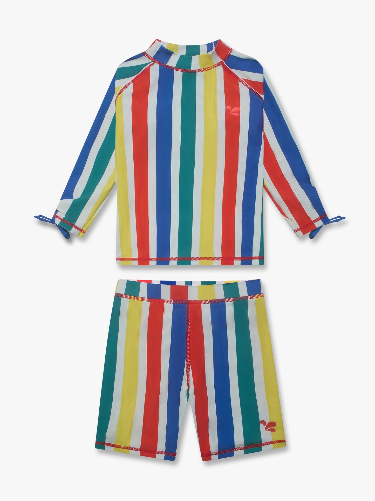 Muddy Puddles White UV Protective Surf Set with Shorts image 3