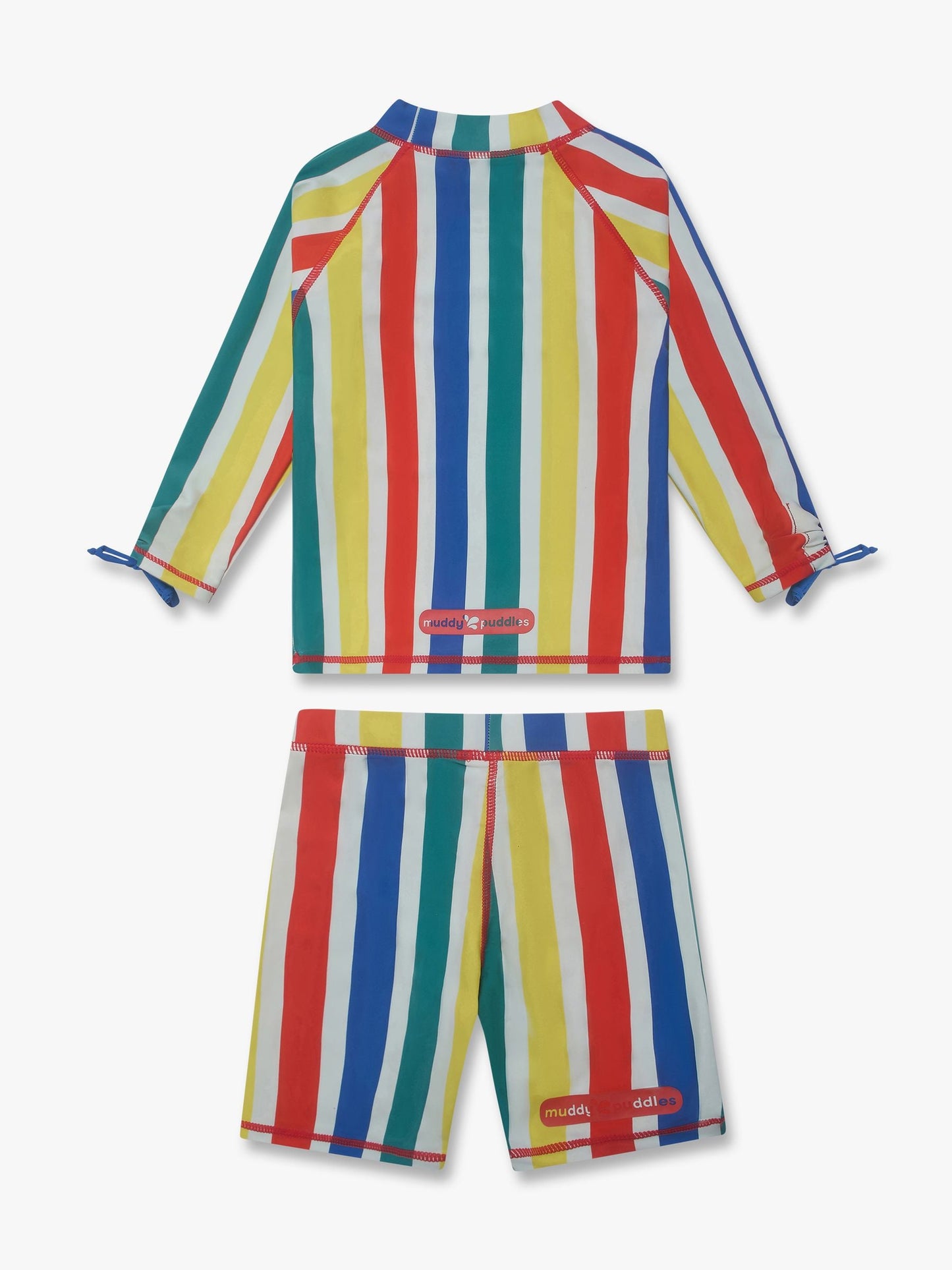 Muddy Puddles White UV Protective Surf Set with Shorts image 4