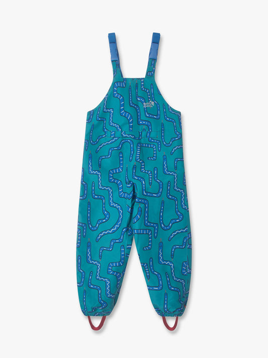 Muddy Puddles Green Waterproof EcoLight Dungarees image 2
