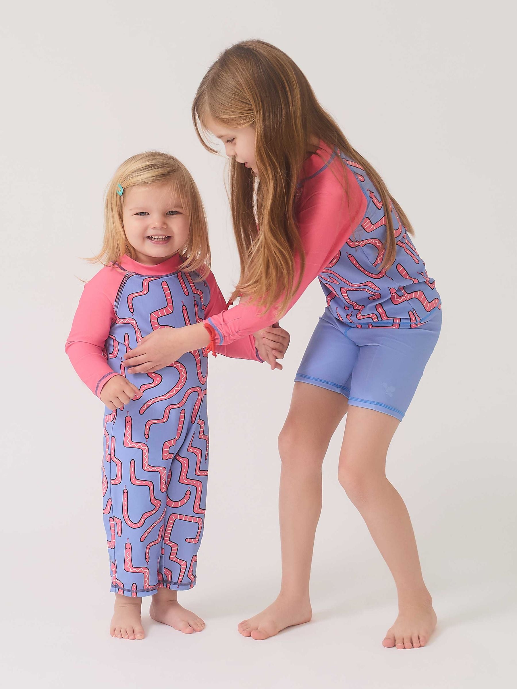 Muddy Puddles Pink UV Protective Surfsuit image 2