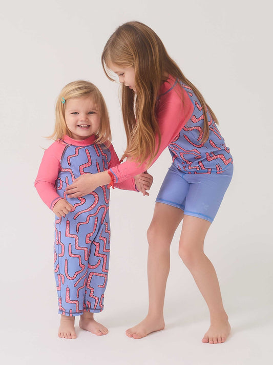 Muddy Puddles Pink UV Protective Surfsuit image 2