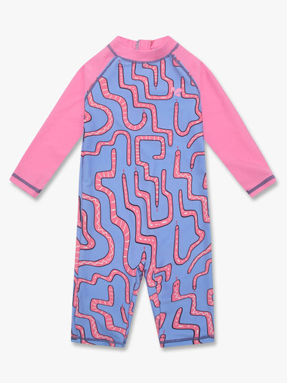 Muddy Puddles Pink UV Protective Surfsuit image 3