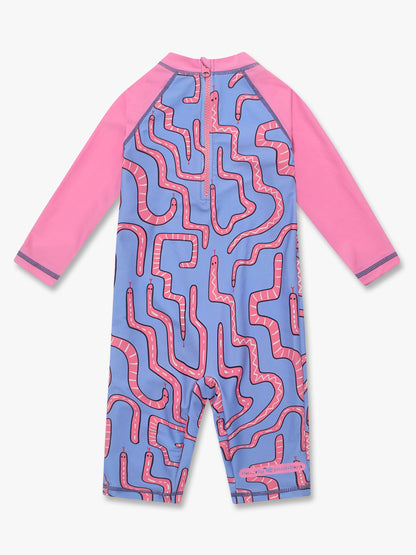 Muddy Puddles Pink UV Protective Surfsuit image 4