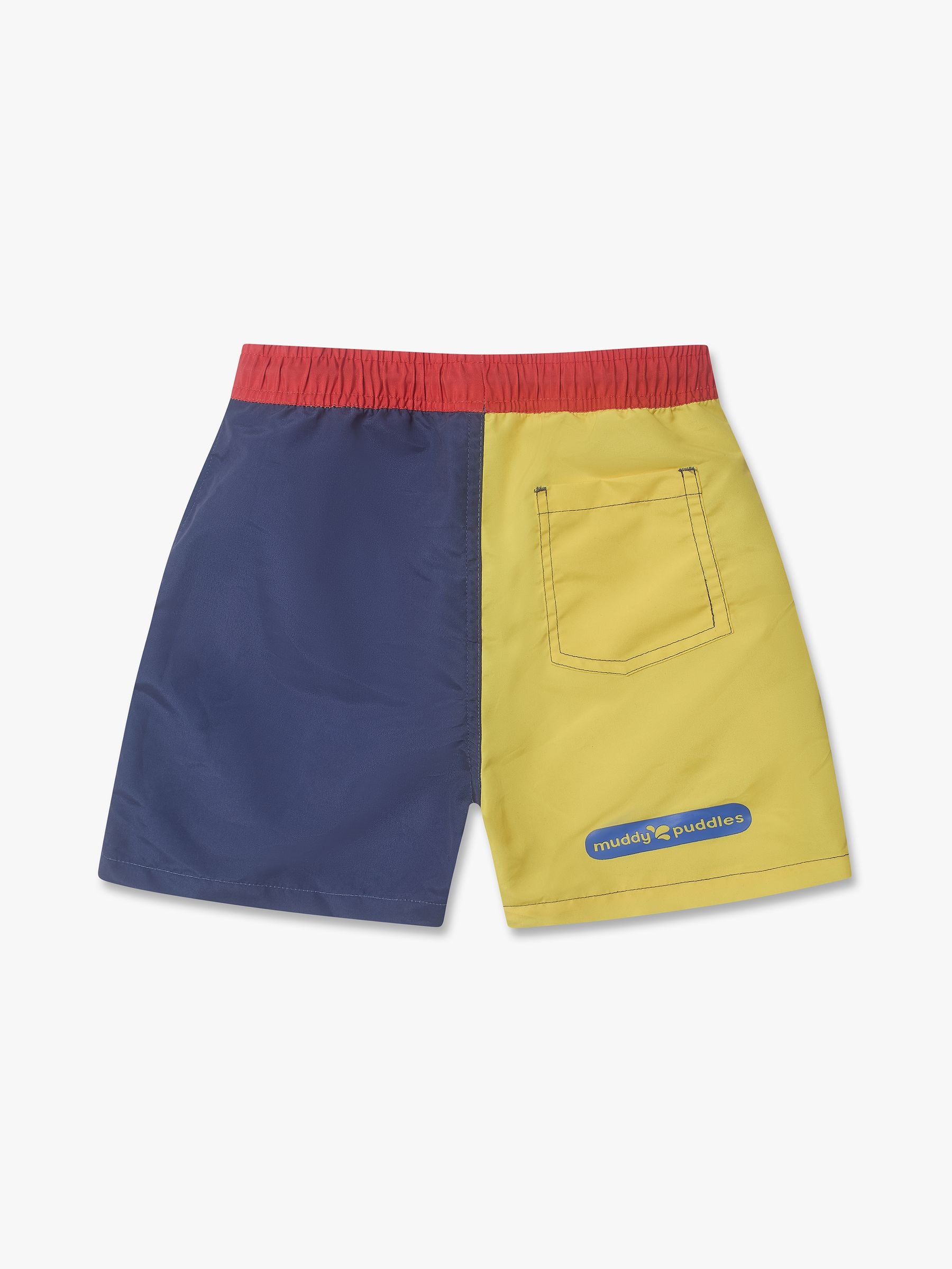Muddy Puddles Light Blue UV Protective Swim Shorts image 4