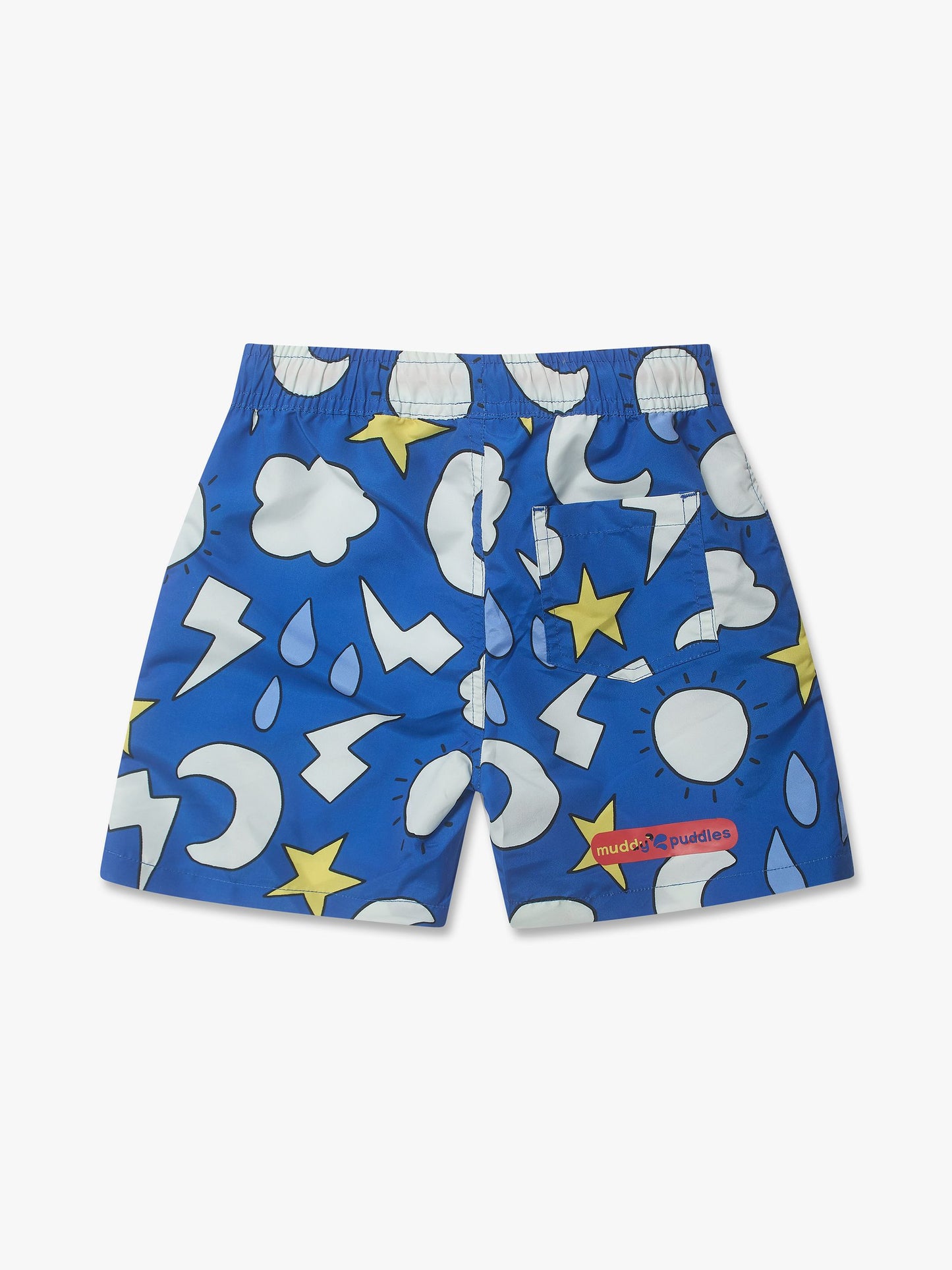 Muddy Puddles Blue UV Protective Swim Shorts image 2