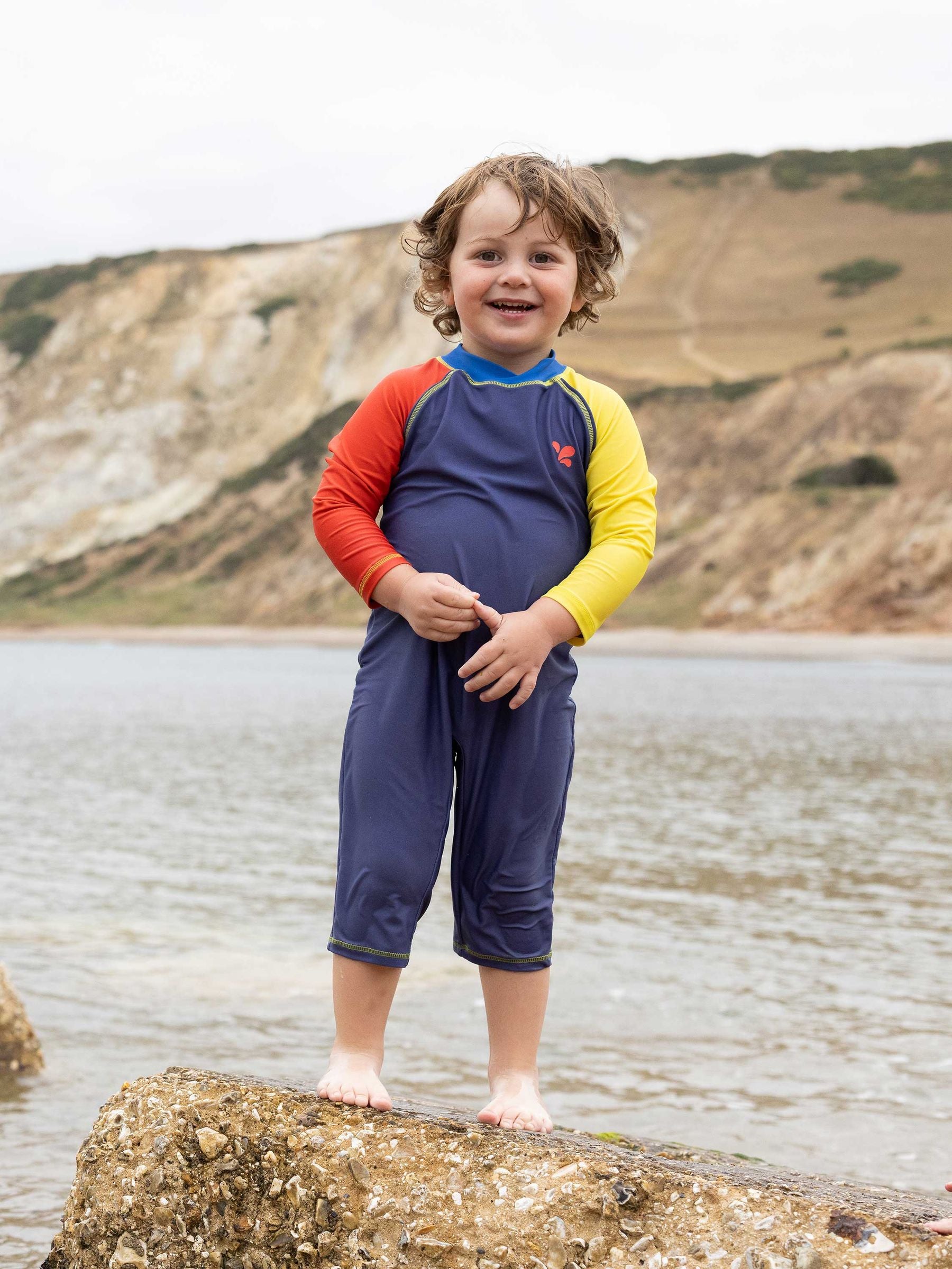 Muddy Puddles Blue UV Protective Surfsuit image 1