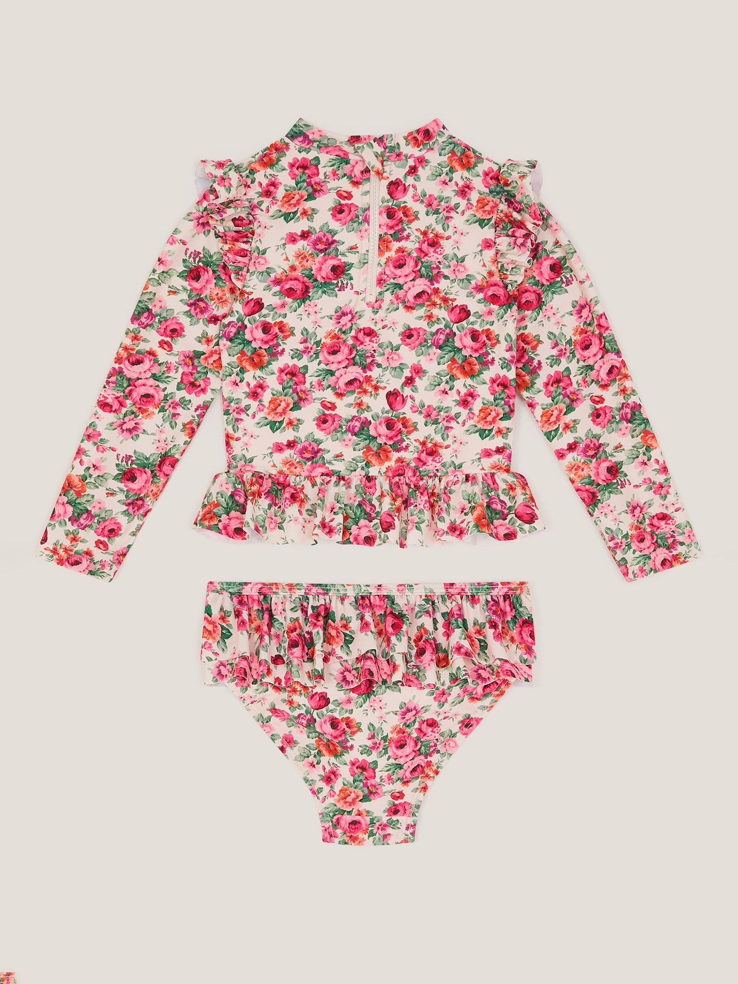 Monsoon Pink Floral UPF50+ Long Sleeve Swim Set image 2