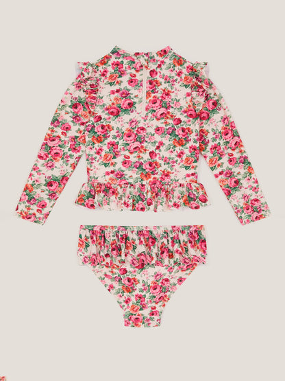 Monsoon Pink Floral UPF50+ Long Sleeve Swim Set image 2