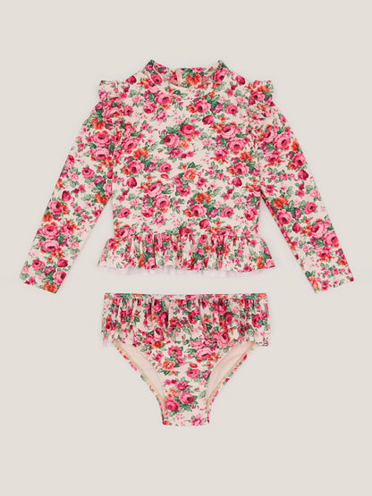 Monsoon Pink Floral UPF50+ Long Sleeve Swim Set image 1