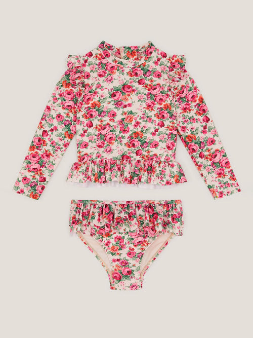 Monsoon Pink Floral UPF50+ Long Sleeve Swim Set image 1